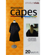 Disposable Capes by Product Club. Box of 20. 45&quot; x 54&quot;. - $469.46 MXN