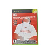 Music Generator 3 (Xbox, 2004) Game, Manual And Case - $15.25