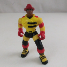 Vintage Hasbro Fireman Poseable 3.75&quot; Action Figure - £4.64 GBP