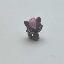 mini raccoon - Authentic Littlest Pet Shop - Hasbro LPS Pink Hair - $7.35