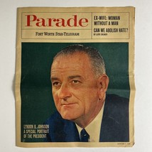 VTG Parade Magazine The Detroit Free Press Lyndon B. Johnson January 5th, 1964 - £6.33 GBP