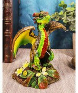 Fantasy Green Thumb Avocado Guacamole Dragon Statue Fairy Garden Collect... - $478.41 MXN