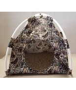 Large Animal Print Pup Tent Pet Bed for Cats/ Dogs /Toys/Dolls/Ferrets/P... - $37.50