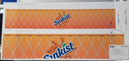Sunkist Basketball Net Proof Preproduction Advertising Close Up Orange S... - $18.95