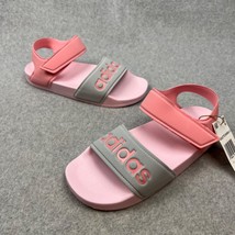 ADIDAS Kids Adilette Slides Sandals 4 youth Girls Classic Beach Summer Vaca - £25.82 GBP