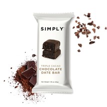 Simply Candy Bars | Chocolate Date Bar | Vegan + Kosher + Non-GMO (Tripl... - $25.97
