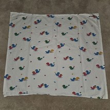 VTG Medline Industries Duck Bird Receiving Blanket Pink Blue Yellow Gree... - $14.80