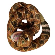 Folkmanis Diamondback Rattlesnake Snake Puppet Plush Rattler Tail Rattle READ - $14.50