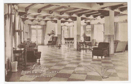Lobby Interior Del Camino Courts El Paso Texas postcard - £5.43 GBP