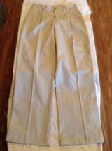 Size 18 Club Class khaki uniform pants pleated Easy Care Boys teens new - £18.00 GBP