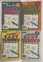 Lot of (4) Dell Totally Easy Sudoku Puzzle Books Puzzles 2020/2021 - £15.11 GBP