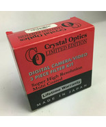 Crystal Optics Limited Edition Digital Camera/Video 3 Piece Filter Kit 72mm - $19.09 CAD