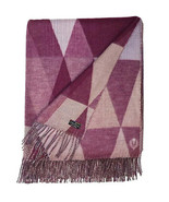 Fraas Gradient Triangle Throw in Berry Multicolor Size 60 x 70 in - £75.17 GBP