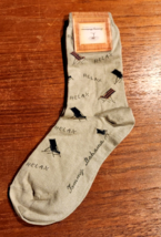 Nwt Vintage Tommy Bahama Wheat Ankle Socks Womens Size 9-11 &quot;Relax&quot; Beach Chair - £10.09 GBP