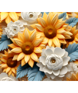 Floral Sublimation Ready To Press Transfer Prints: Spring Flower Bundle(... - €9,46 EUR