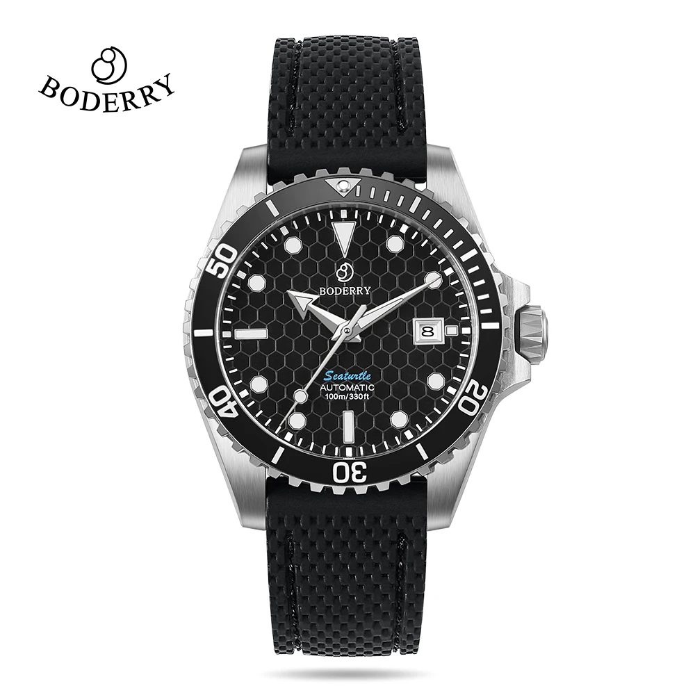 Unisex Watch BODERRY Titanium Diver Watch Men   Watch Automatic Mechanical Wrist - £281.18 GBP