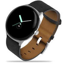 Miimall Compatible for Google Pixel Watch Band Leather, Durable Vintage Genuine  - £23.97 GBP