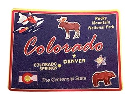 Colorado The Centennial State Foil Fridge Magnet - £6.00 GBP