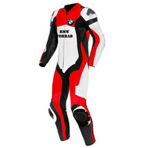 BMW Leather Men Motorcycle Street Racing CE Protective Armour Jacket Suit - £227.33 GBP