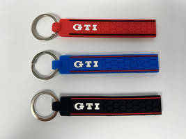 GTI Keychain: Exclusive VW GTI Silicone Keychain!  BLUE, RED, BLACK - $10.00