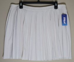 Prince Pickleball Cloud White Pleated Athletic Skirt Women’s Size XXL NWT - £15.28 GBP