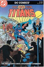 The New Teen Titans Comic Book Drug Awareness #1A DC 1983 NEAR MINT NEW ... - $8.79