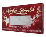 Fallout Limited Edition .999 Silver Plated Replica Nuka World Ticket - $24.99