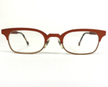 Vintage la Eyeworks Eyeglasses Frames SWELL 416455 Orange Gold 45-23-135 - £47.37 GBP