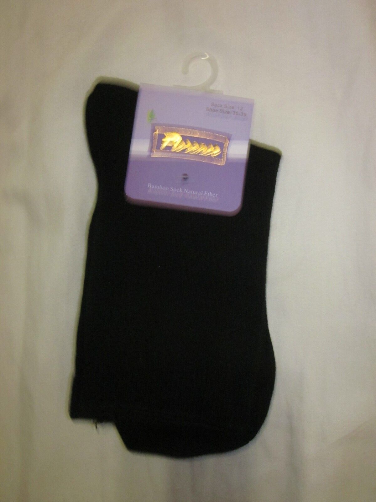 FLORENCE PAIR OF KIDS SOCKS SOCKE SIZE 12 SHOE SIZE 35-39 BLACK NATURAL ... - $2.97
