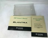 2007 Hyundai Elantra Owners Manual Handbook Set with Case OEM H02B53014 - $12.37