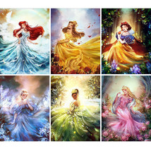 5D Diamond Painting Princess Children Embroidery Cross Stitch DIY Art Craft Kit - £7.43 GBP