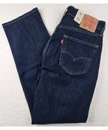 Levis Mens Regular Straight Leg Jeans 505 Medium Wash 33x34 Denim - $31.67