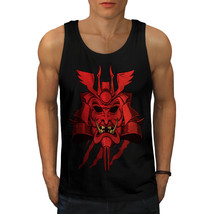 Japanese Oni Mask Fantasy Tee Japan Style Men Tank Top - $12.99