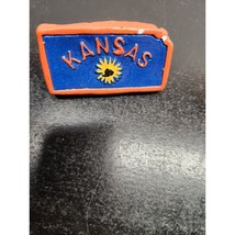 Kansas Boy Scouts of America handmade Kerchief Slide - Ceramic -Some small chips - £11.01 GBP