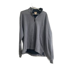 Jos. A Bank 1/4 zip pullover - heather grey Size M - £10.73 GBP