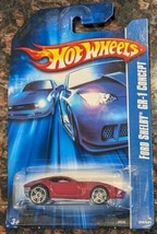 2007 Hot Wheels ~ Ford Shelby GR-1 Concept ~ Red ~ White Stripes ~ 206/2... - $6.42
