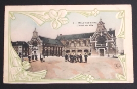 Hôtel de ville de Malo-les-Bains Embossed Postcard c1910s - $9.99