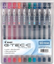 PILOT G-Tec-C Gel Ink Rolling Ball Pens, Ultra Fine Point Assorted Color... - $292.61 MXN