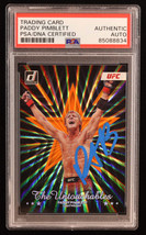 Paddy Pimblett Signed 2023 Donruss UFC The Untouchables Holo Orange Laser #1 (PS - £303.39 GBP