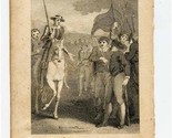 Don Quixote&#39;s Copper Plate Engraving 1792 Harangueing the Men of Braywick - £68.53 GBP