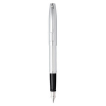 Cross Sagaris Chrome Finish Engraved Fountain Pen - Medium - £67.37 GBP