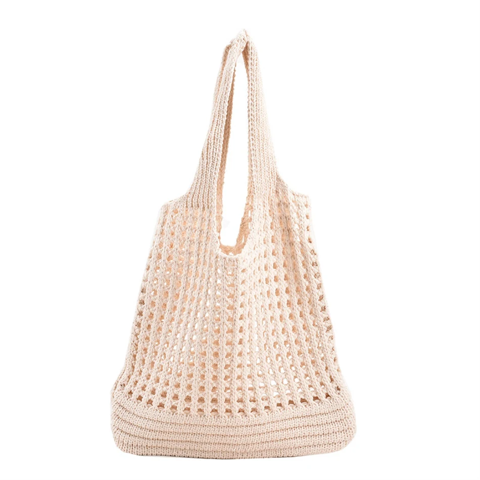 Casual Knitting  Bags for Women Designer  Woven Handbags Trend Beach Bag  Out Pu - $77.16