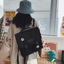 Fashion Women Backpack Kawaii Girls Canvas Bookbag for Teenage Schoolbag Cute Fe - £37.36 GBP
