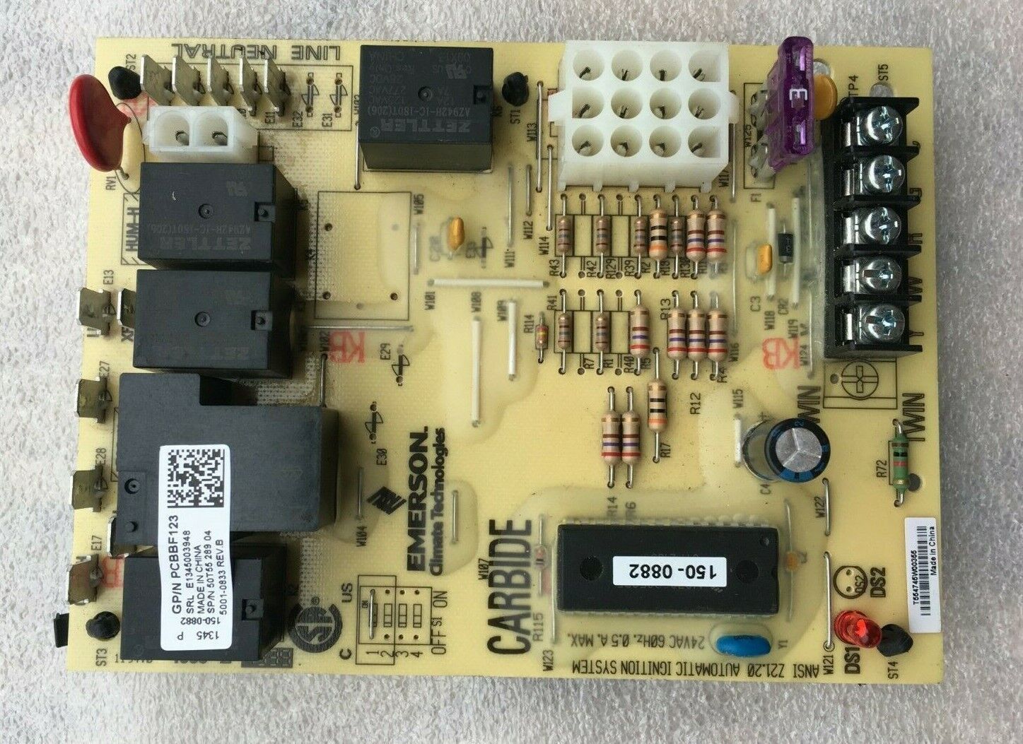 White Rodgers PCBBF123 50T55-289 Furnace and 50 similar items White Rodgers PCBBF123 50T55-289 Furnace and 50 similar items