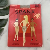 Spanx Sara Blakely Super Footless Shaper Size D New Nude Beige Tummy Con... - £17.33 GBP