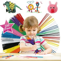 500 Pc Art Crafts Wax Yarn Sticks Non-Toxic Bendable Sticky Material In ... - £19.17 GBP