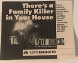 Dateline NBC Print Ad Jane Pauley Stone Phillips Family Killer In House ... - £4.72 GBP