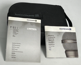 OEM Beyerdynamic T51i Replacement Headphones Case + Manual - Black - £23.35 GBP