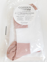 Womens White Copper Fit Compression Knee High Socks Small Medium 4 to 9.5 - £7.82 GBP