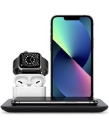 Wireless Charger Stand,15W 4 in 1 Wireless Charging Station Dock - £22.79 GBP